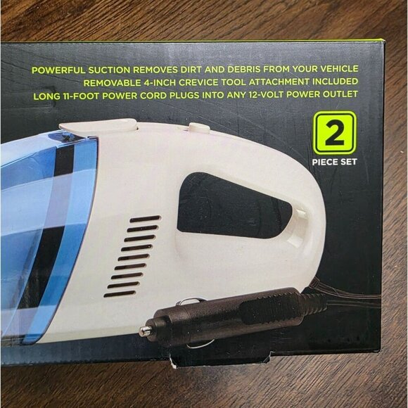 Smart Gear 12-Volt DC Auto Vac With Powerful Suction & Crevice Tool - Picture 4 of 13